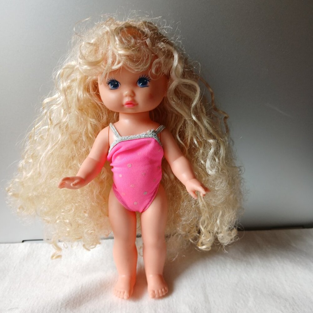 Vintage 1990 Mattel Lil Miss Doll   7" Tall